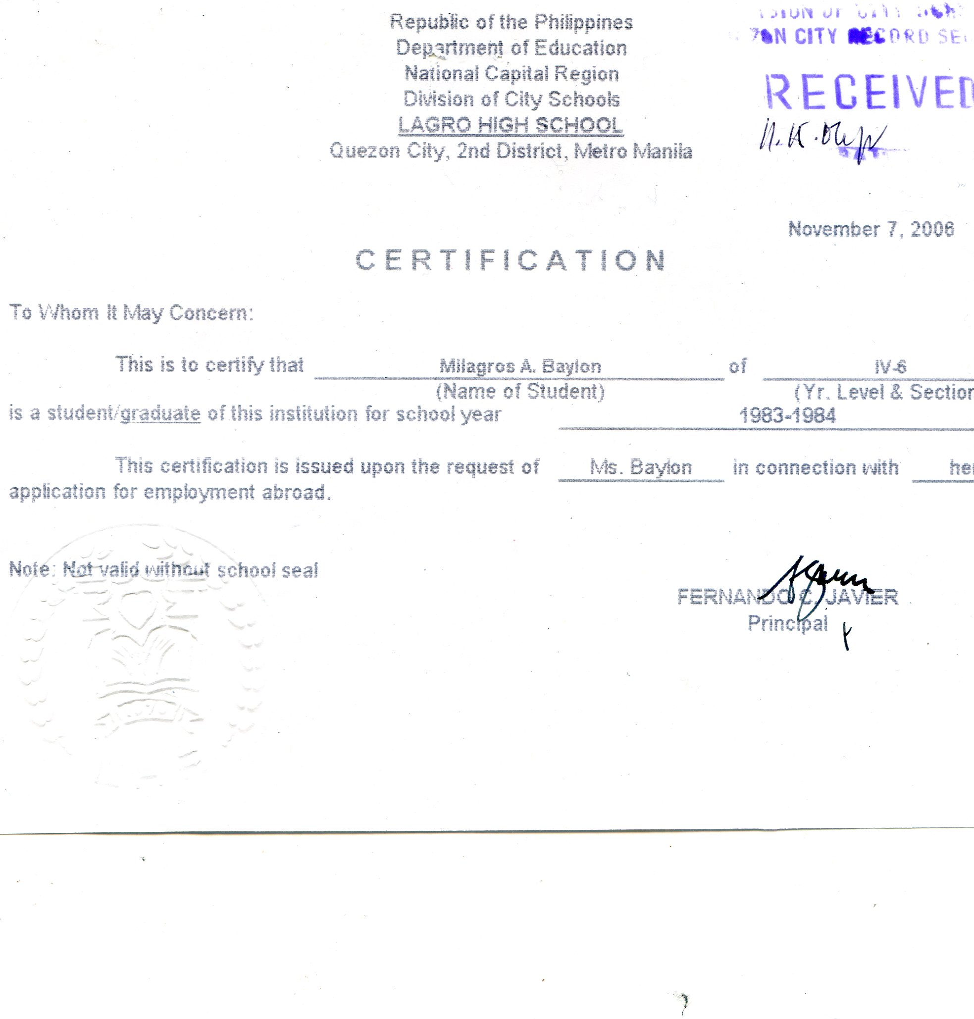certification letter for domestic helper certificate of employment sle for domestic helper certification letter for domestic helper certificate of employment sle for domestic helper