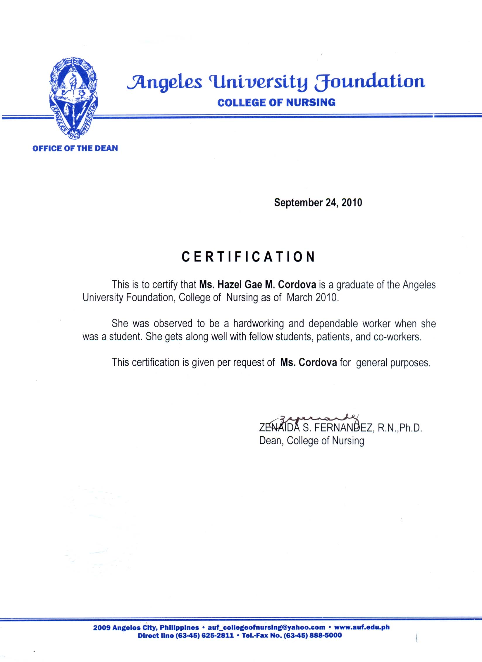 sample certificate of employment for family driver sample certificate of employment for family driver